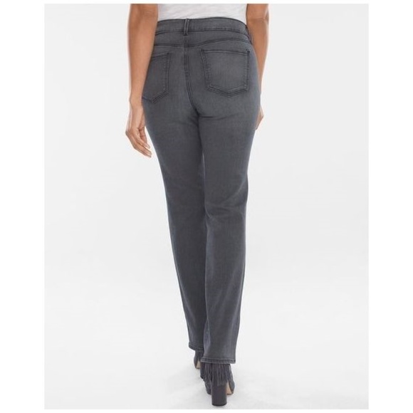 COLDWATER CREEK Black/Gray Denim ShapeMe Jeans A9 - Picture 3 of 8